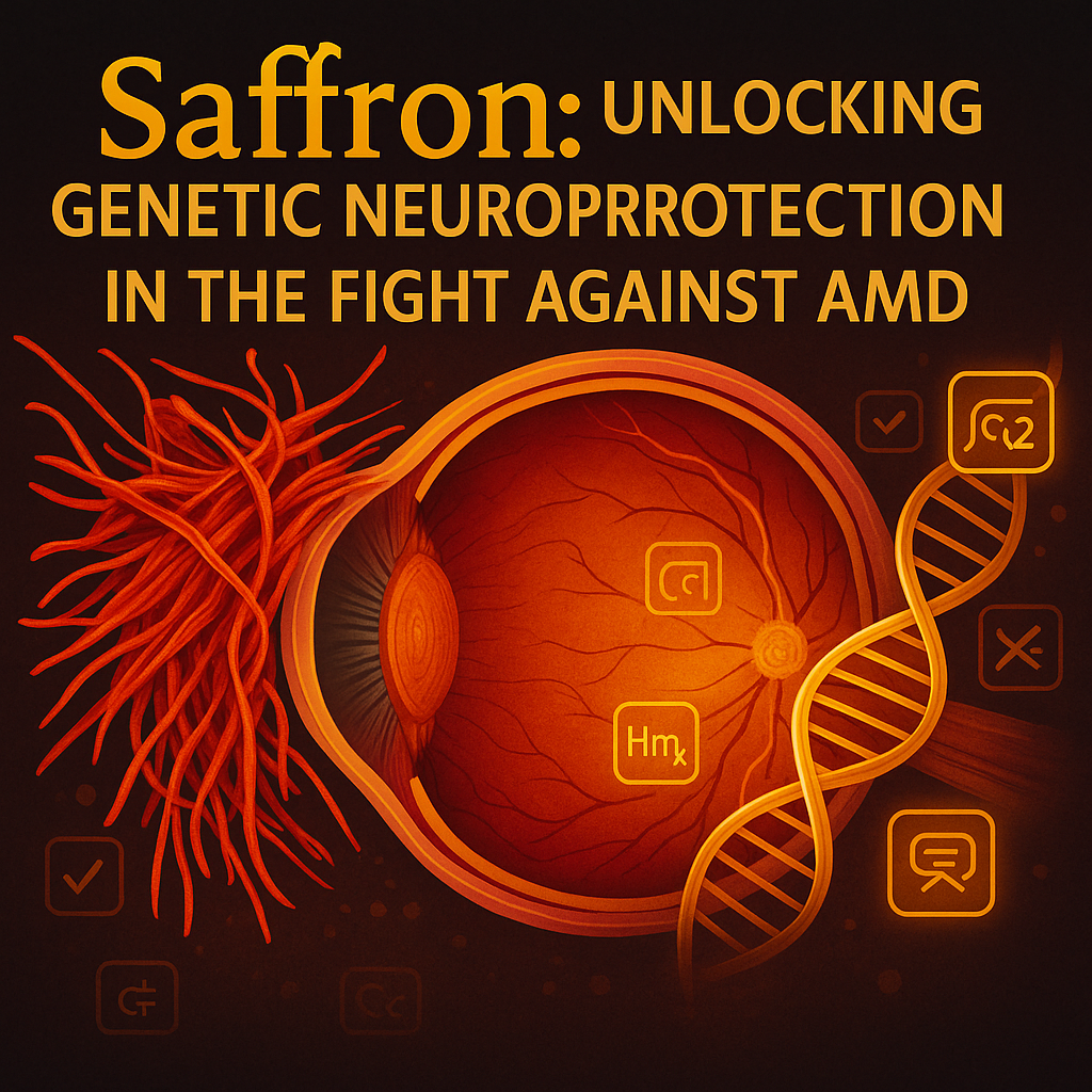 Saffron: Unlocking Genetic Neuroprotection in the Fight Against AMD