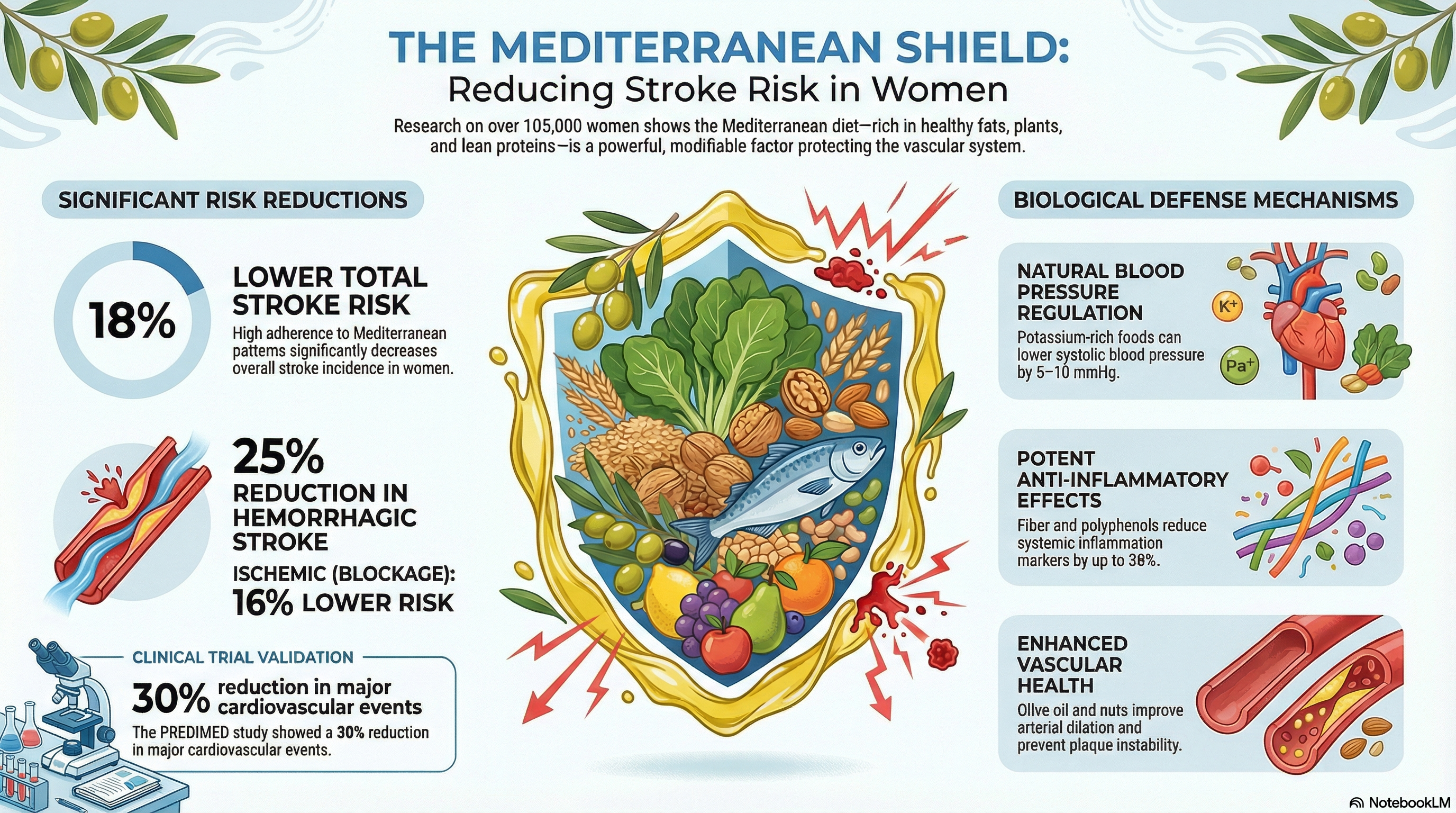 Adherence to the Mediterranean Diet and Risk of Stroke in Women: A Comprehensive Review
