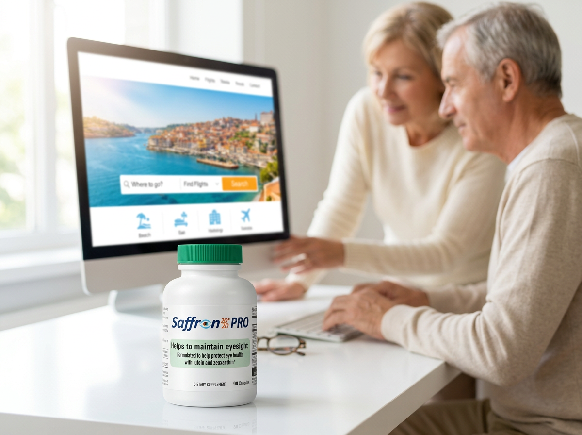 Persavita Saffron 2020-PRO Simple Formula Eye Health Supplement – Saffron, Lutein & Resveratrol – 90 Capsules