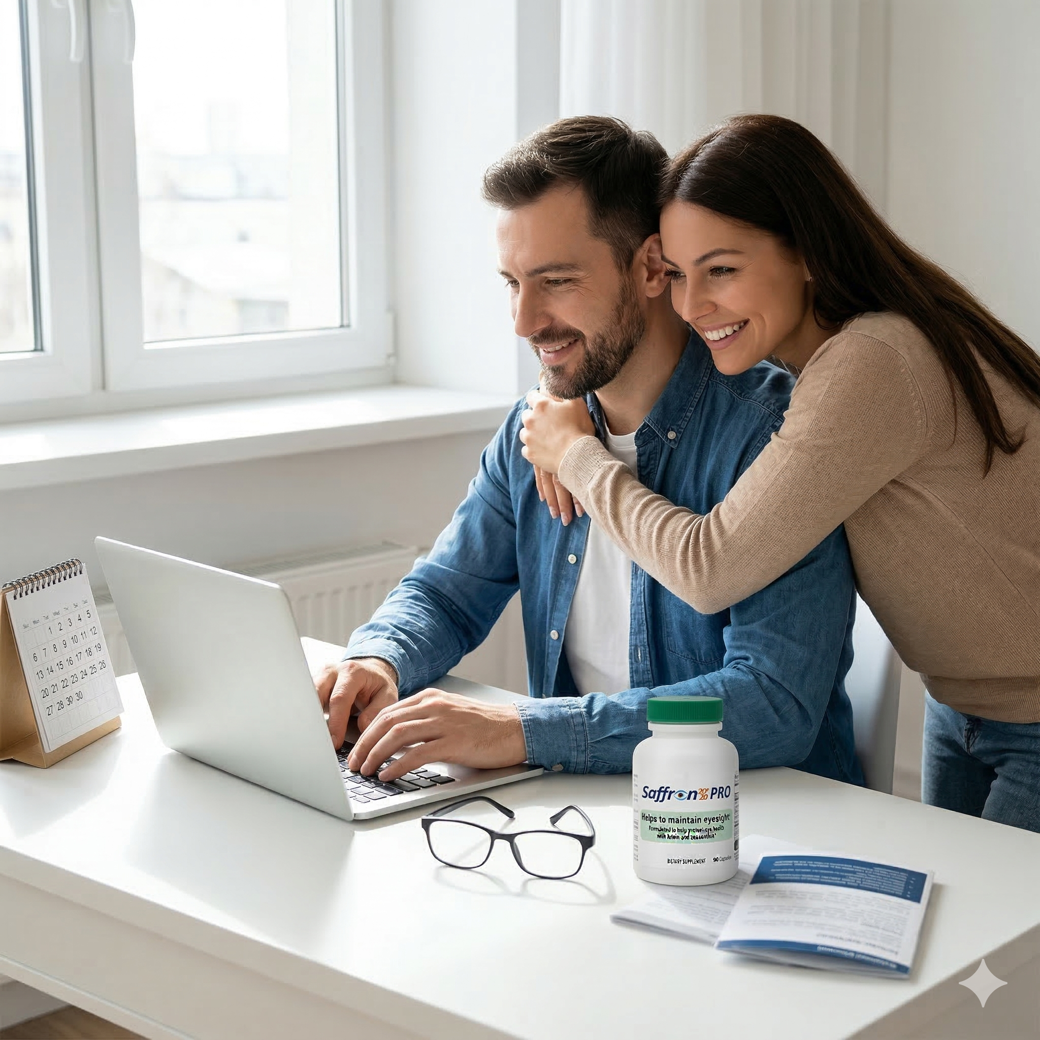 Persavita Saffron 2020-PRO Simple Formula Eye Health Supplement – Saffron, Lutein & Resveratrol – 90 Capsules