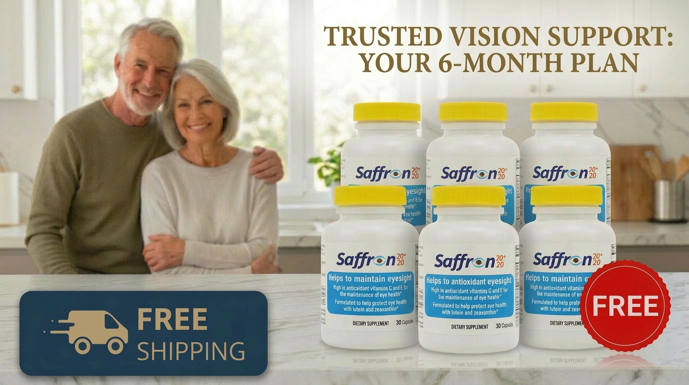 Persavita Saffron 2020 (6-Bottle Pack) Saffron, Resveratrol & Lutein Eye Supplement Buy 5 Get 1 FREE – 6 Months Supply