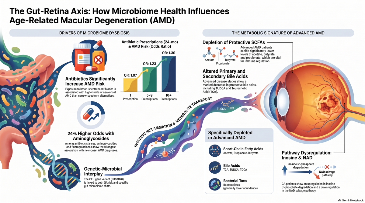 Use of Antibiotics and Risk of Age-Related Macular Degeneration and Geographic Atrophy