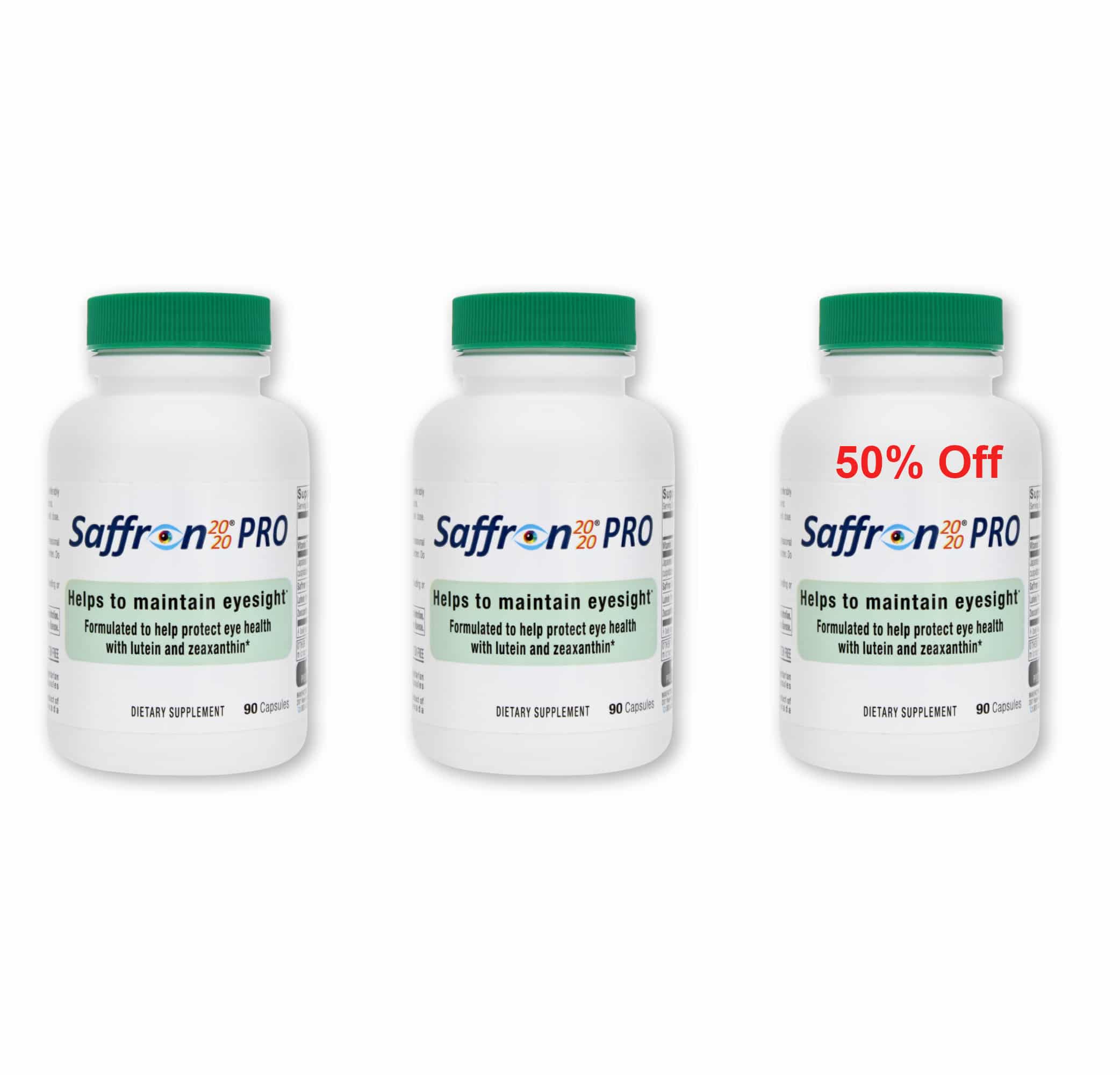 Saffron 2020-PRO Offer USA: Buy 2 Bottles, Get the 3rd at 50% Off!